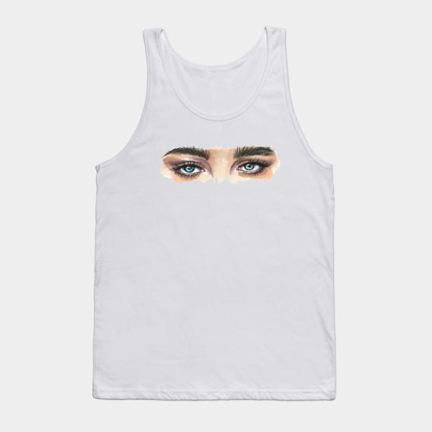 Eyes Tank Top by Kira Balan